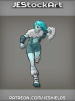 Running Ice Queen with Frost Hand by Jeshields