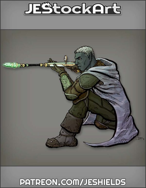 Drow Assassin With Mystic Sniper Wand by Jeshields