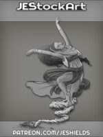Dancing Female Genie by Jeshields