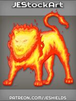 Fire Lion by Jeshields