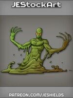 Slime Elemental With Long Dripping Finger by Jeshields