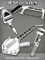 Assorted Tools and Instruments by Jeshields