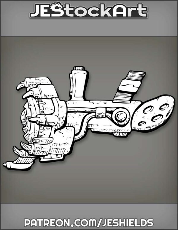 Ionizing Laser Cannon With Elbow Rest by Jeshields