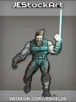 Cybernetic Hero with Energy Claw by Jeshields