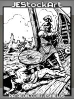 Roman Vs Carthaginian On Sinking Ship by Jeshields