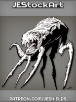 Alien Creature with Spindly Legs by Jeshields