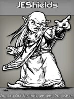 Gnome or Short Elven Game Master Wizard by Jeshields