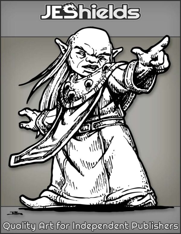 Gnome or Short Elven Game Master Wizard by Jeshields