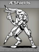 Jack Rabbit with Twin Pistols and Jetpack by Jeshields