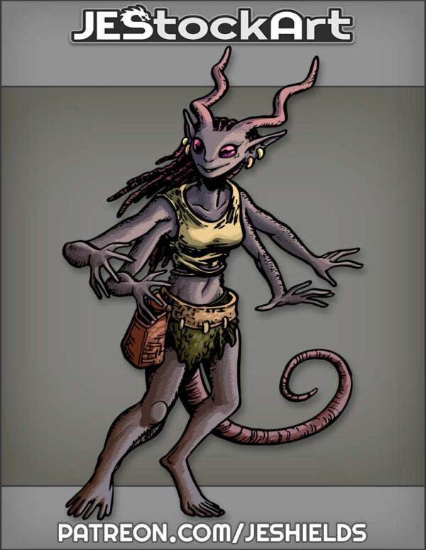 Rettocuru Four Armed Swamp Dweller With Tail by Jeshields