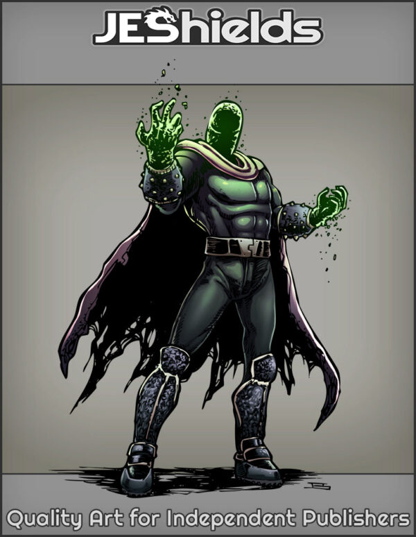 Caped Chaos Villain with Black Energy by Jeshields and JuanGutierrez