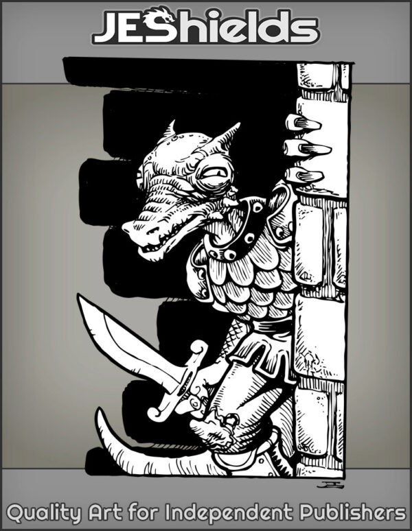 Hidden Kobold Fighter Clad in Armor by Jeshields