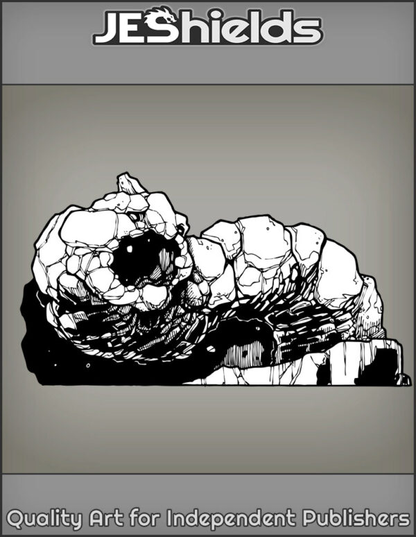 Large Rock Worm Beast by Jeshields