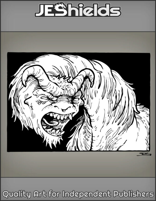 Shaggy Llama with Horned Brows by Jeshields