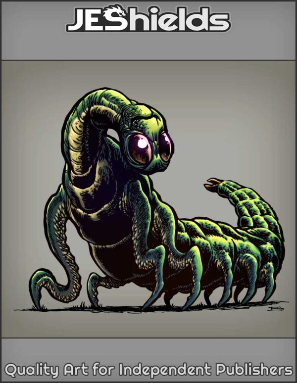 Segmented Insect Monster with Big Eyes by Jeshields and Juan Gutierrez