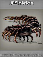 Giant Centipede with Large Piners by Jeshields and Juan Gutierrez