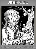 Wise Elder in Alien Forest by Jeshields