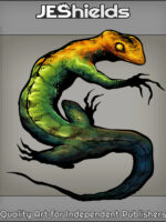 Lizard with Dark Claws by Jeshields and Juan Gutierrez